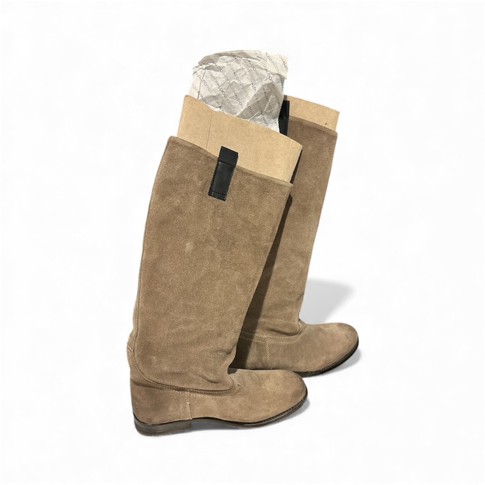 Aldo Tan Suede Knee-High Flats Riding Boots